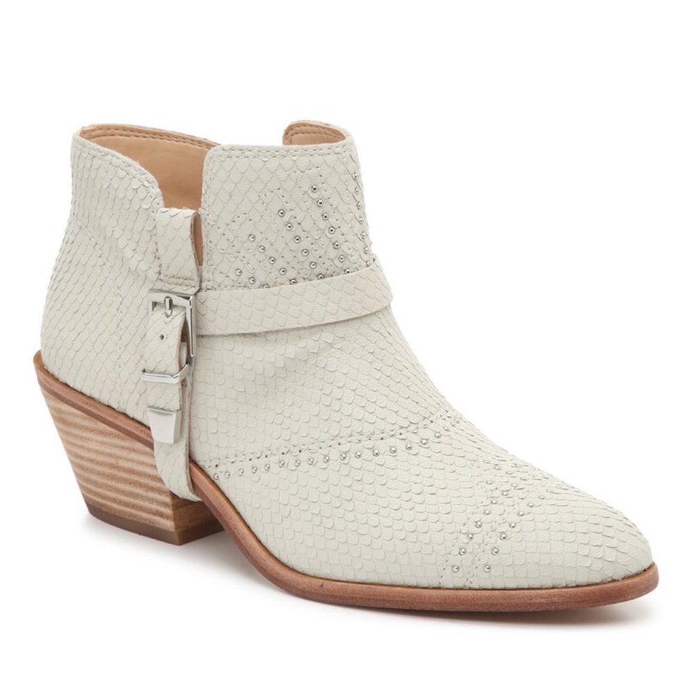 Vince Camuto Leather Embossed Dorintina Ankle Booties